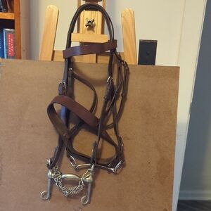 Brown Leather Horse Bridle